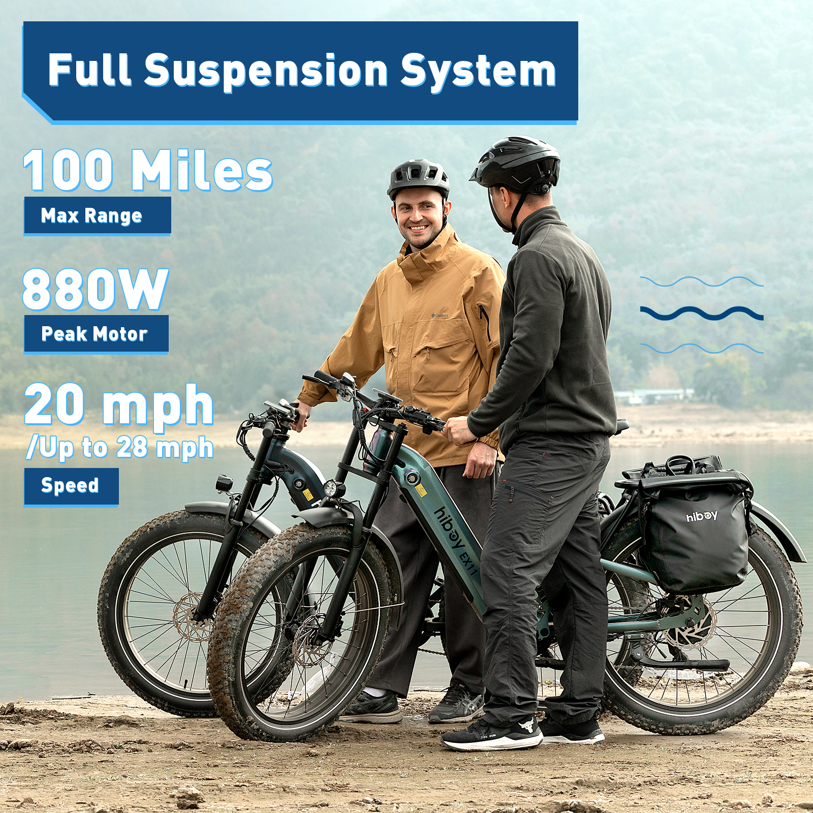 Hiboy EX11 Full Suspension Electric Bike - Image 3
