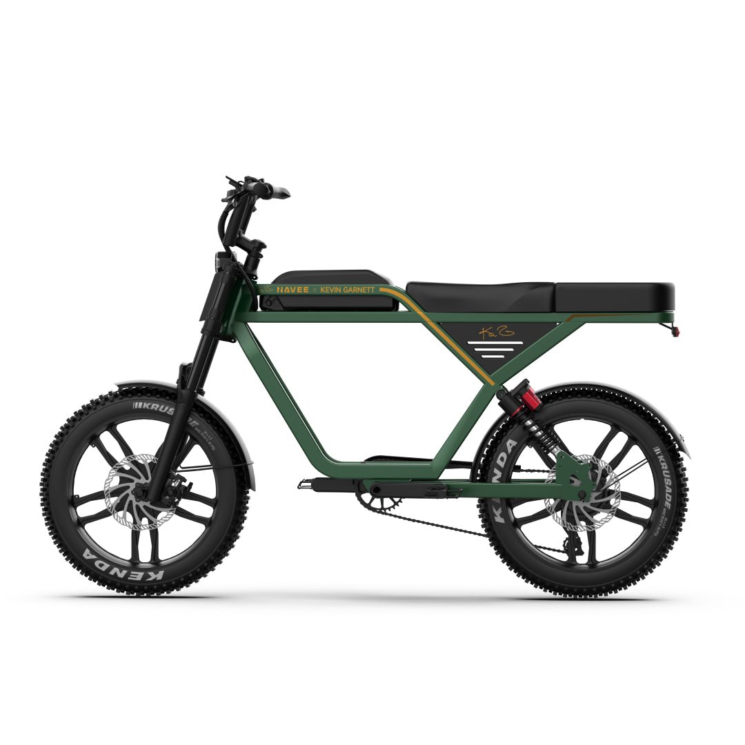 NAVEE KG05 Moped-Style Fat Tire Electric Bike - Image 2