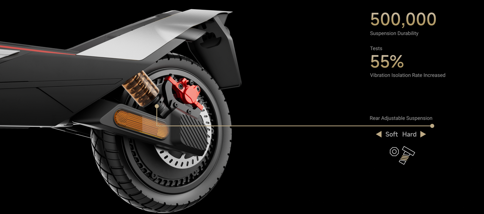NAVEE UT5 Max | Hydraulic Suspension SuperScooter - Image 33