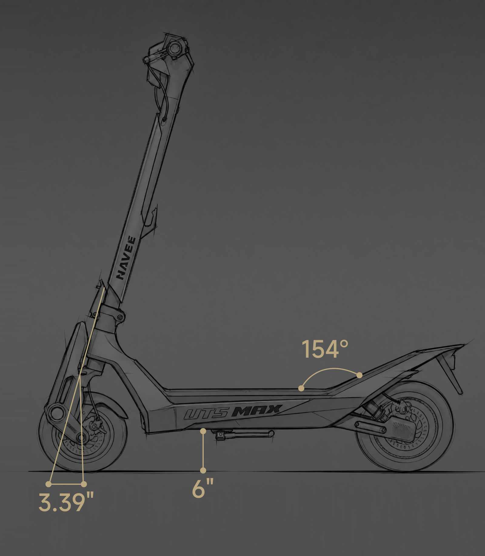 NAVEE UT5 Max | Hydraulic Suspension SuperScooter - Image 36