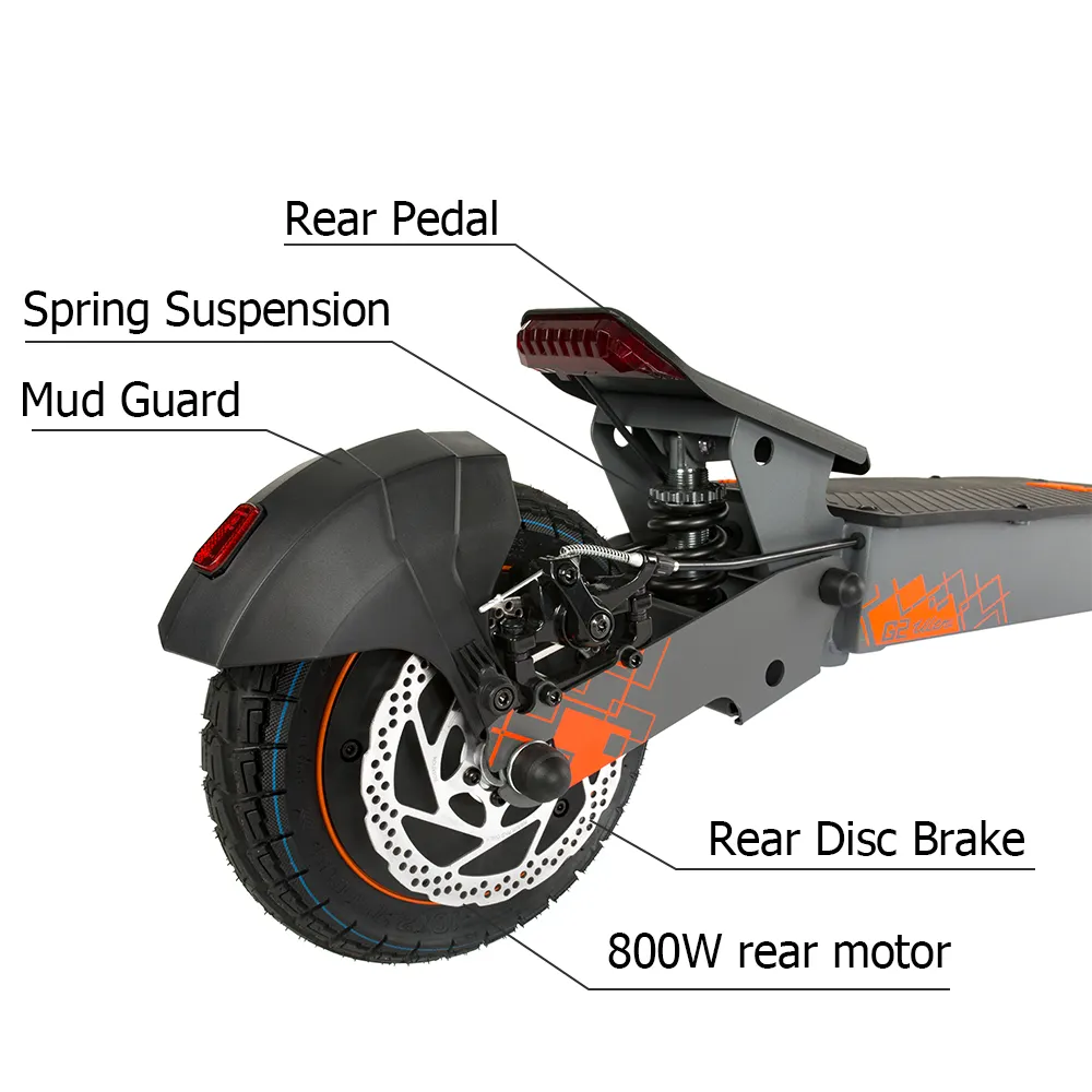 KUKIRIN G2 Ultra Electric Scooter | Dual 800W Powerful Motor | 48V 18Ah Battery - Image 8
