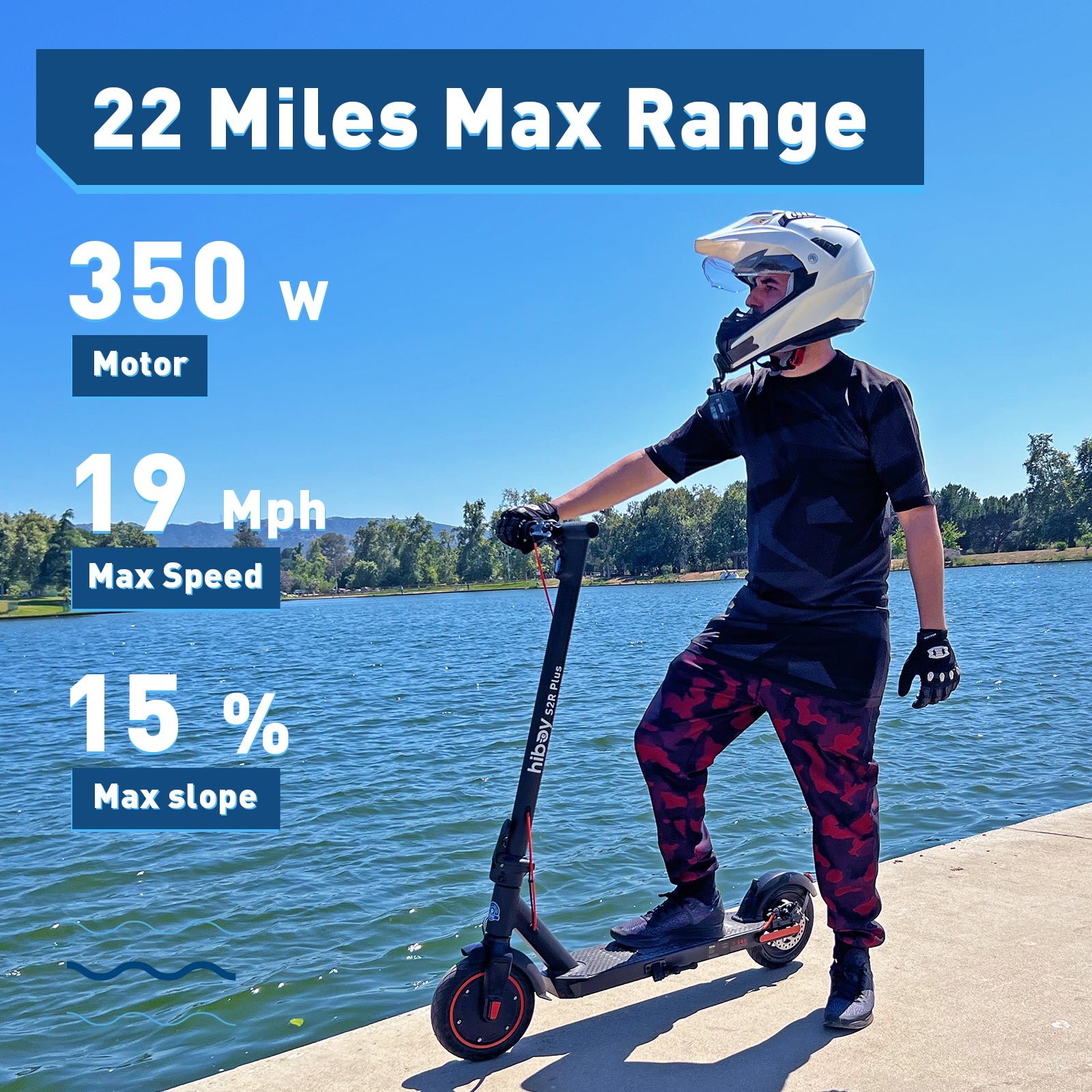 Hiboy S2R Plus Electric Scooter with Removable Battery - Image 2
