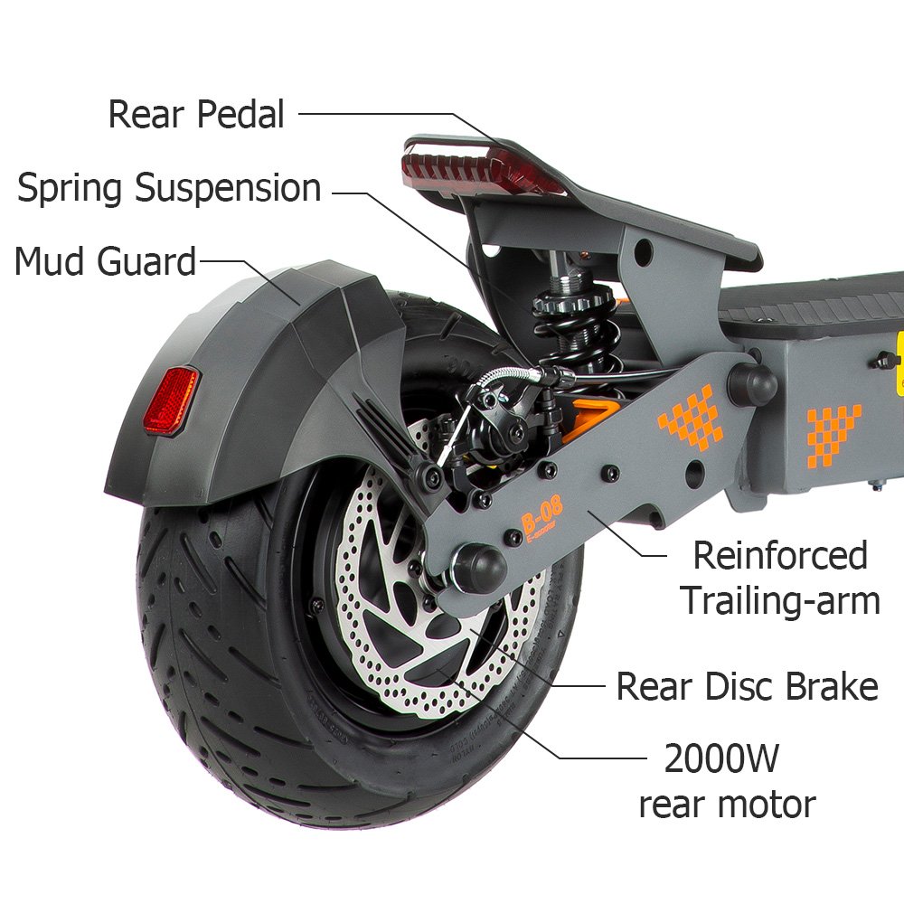 KUKIRIN G4 Electric Scooter | 1200WH Power | 2000W Motor - Image 9