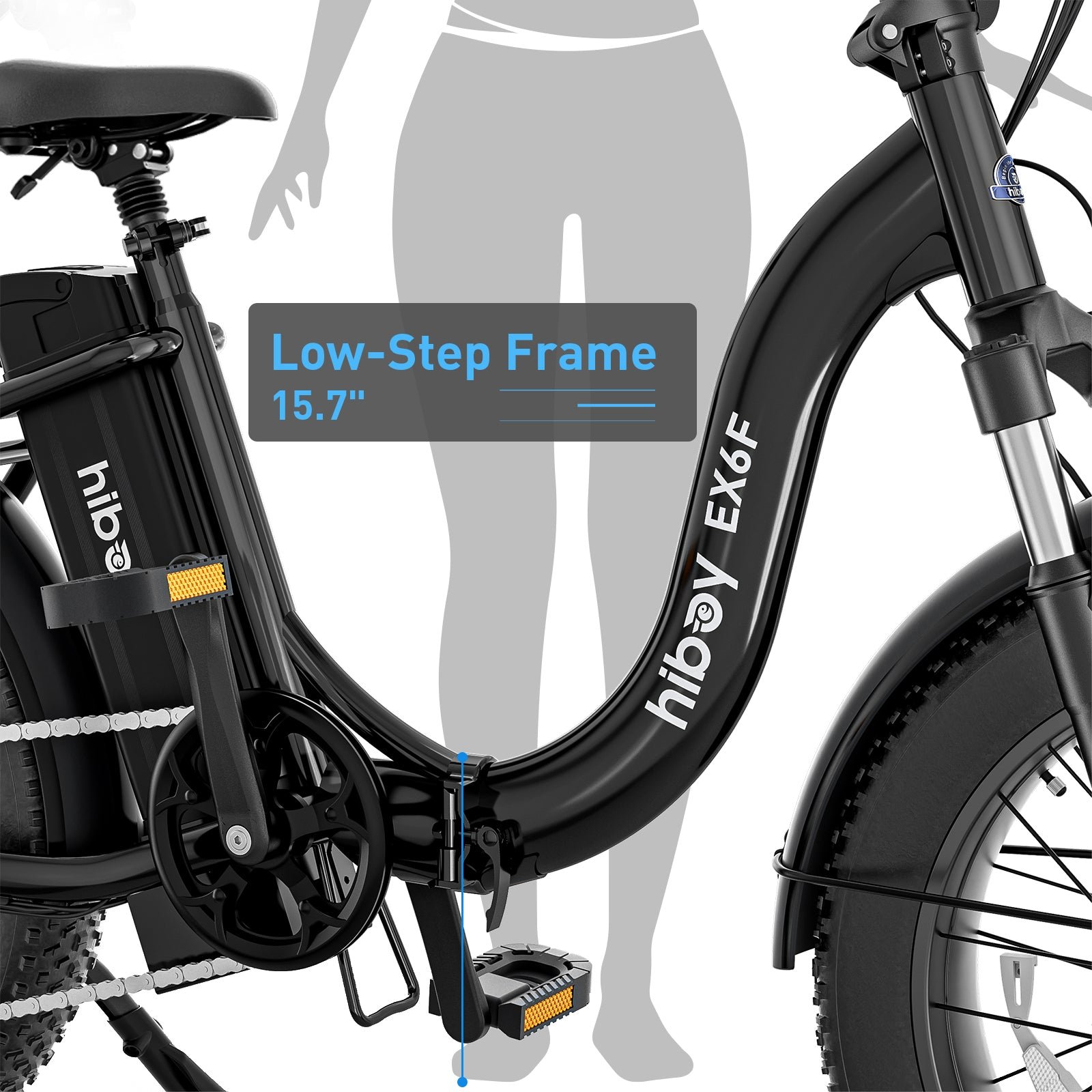Hiboy EX6F Low-Step Foldable Electric Bike - Image 11