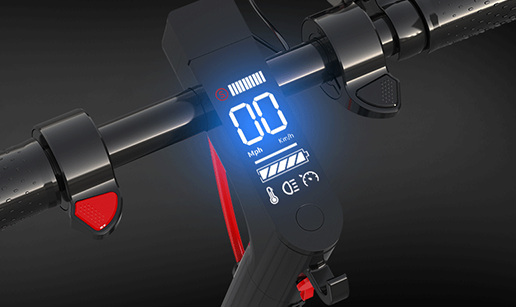 Hiboy S2 cruise control on the throttle
