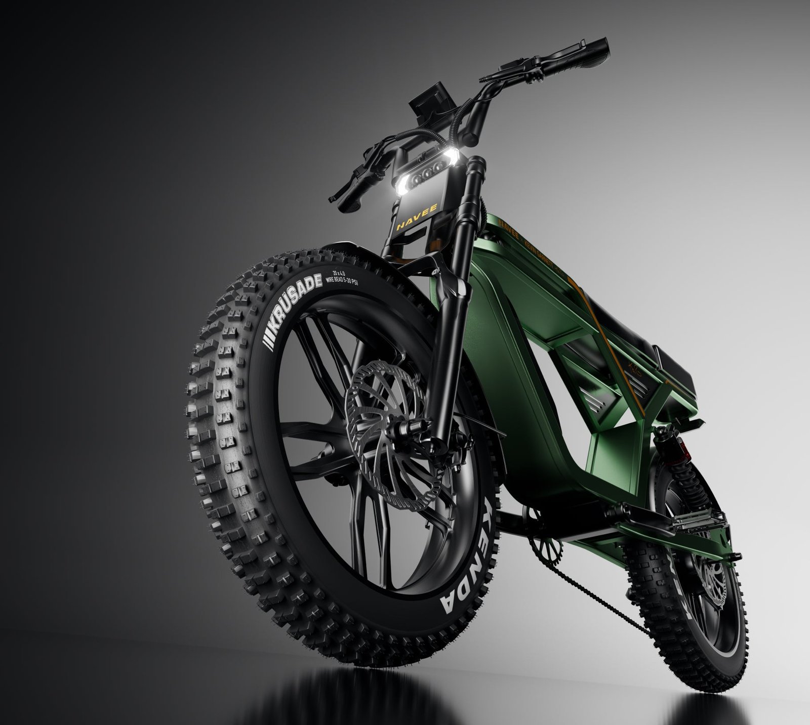 NAVEE KG05 Moped-Style Fat Tire Electric Bike - Image 11