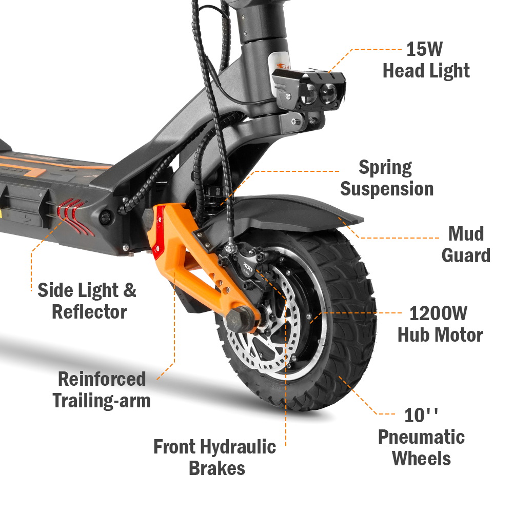 KUKIRIN G3 Pro Electric Scooter | Dual 1200W Powerful Motor | 40 mph Max Speed - Image 7
