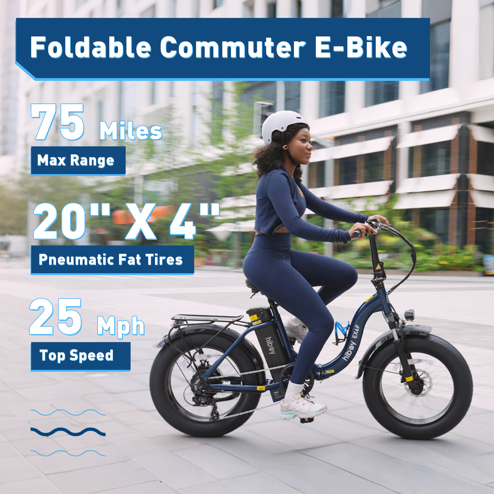 Hiboy EX6F Low-Step Foldable Electric Bike - Image 2
