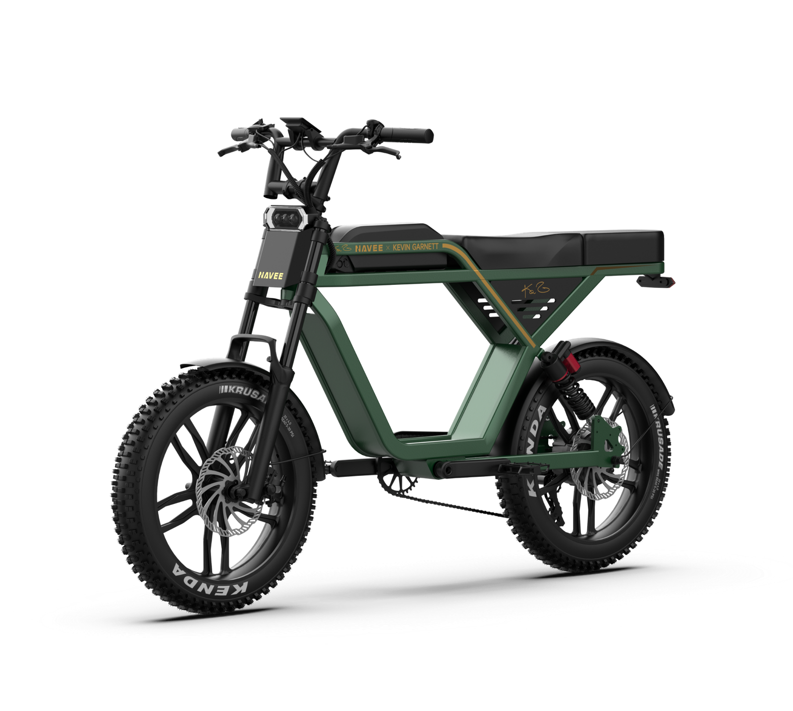 NAVEE KG05 Moped-Style Fat Tire Electric Bike - Image 5