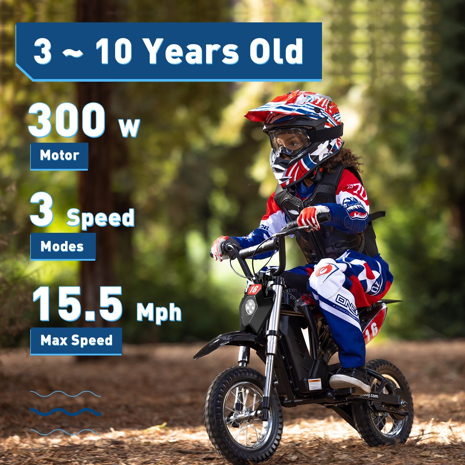 Hiboy DK1 Electric Dirt Bike For Kids Ages 3-10 - Image 2