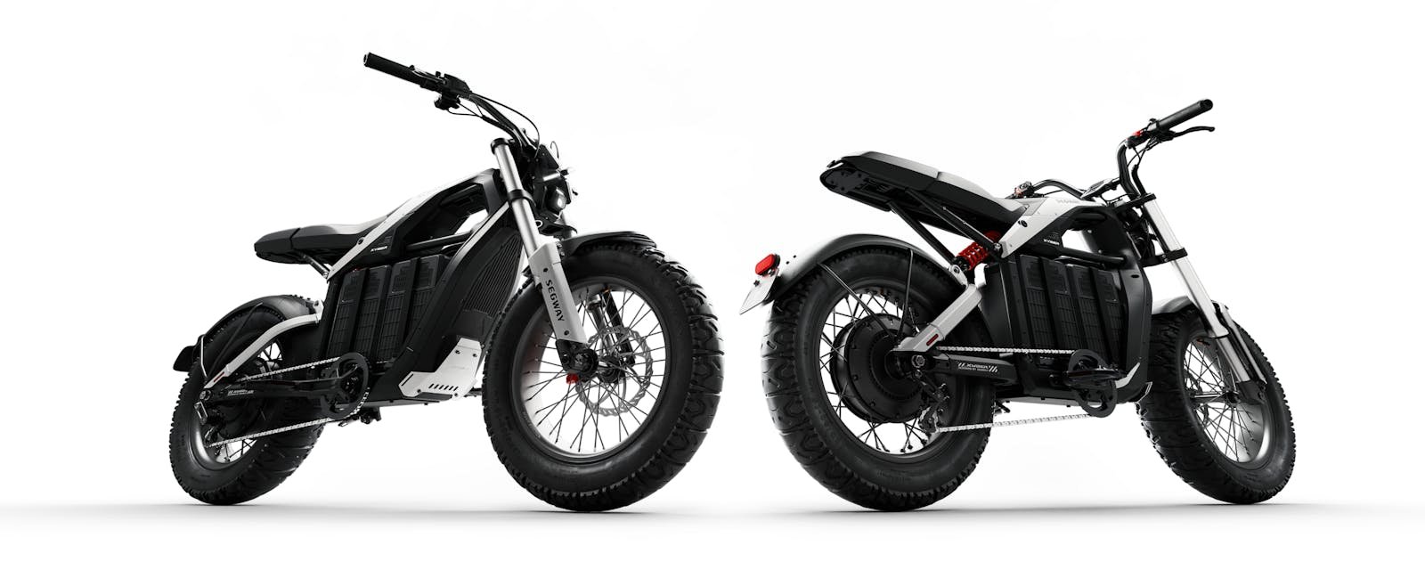 Segway Xyber electric bike being ridden off road