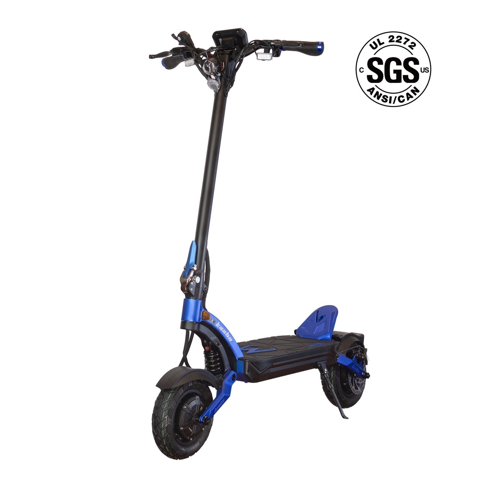 Kaabo Mantis X Plus electric scooter in blue