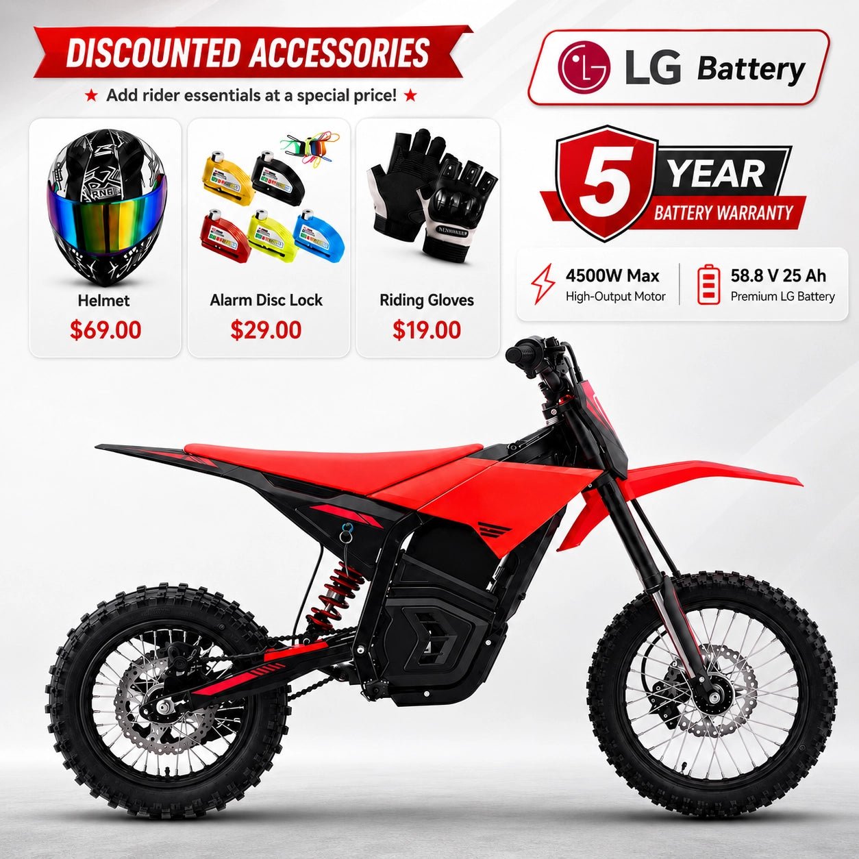 Wilson's MX40 Electric Dirt Bike