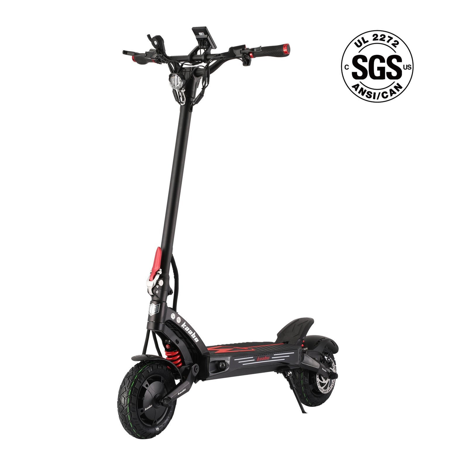 Kaabo Mantis King GT electric scooter in the black finish