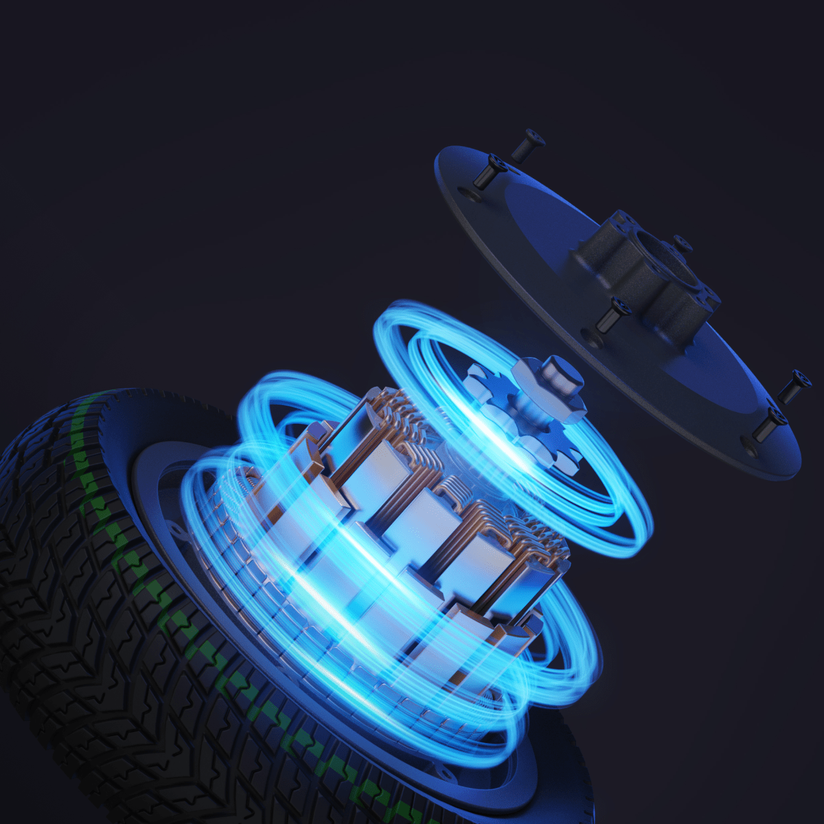 NAVEE N65i electric scooter, product photograph by NAVEE