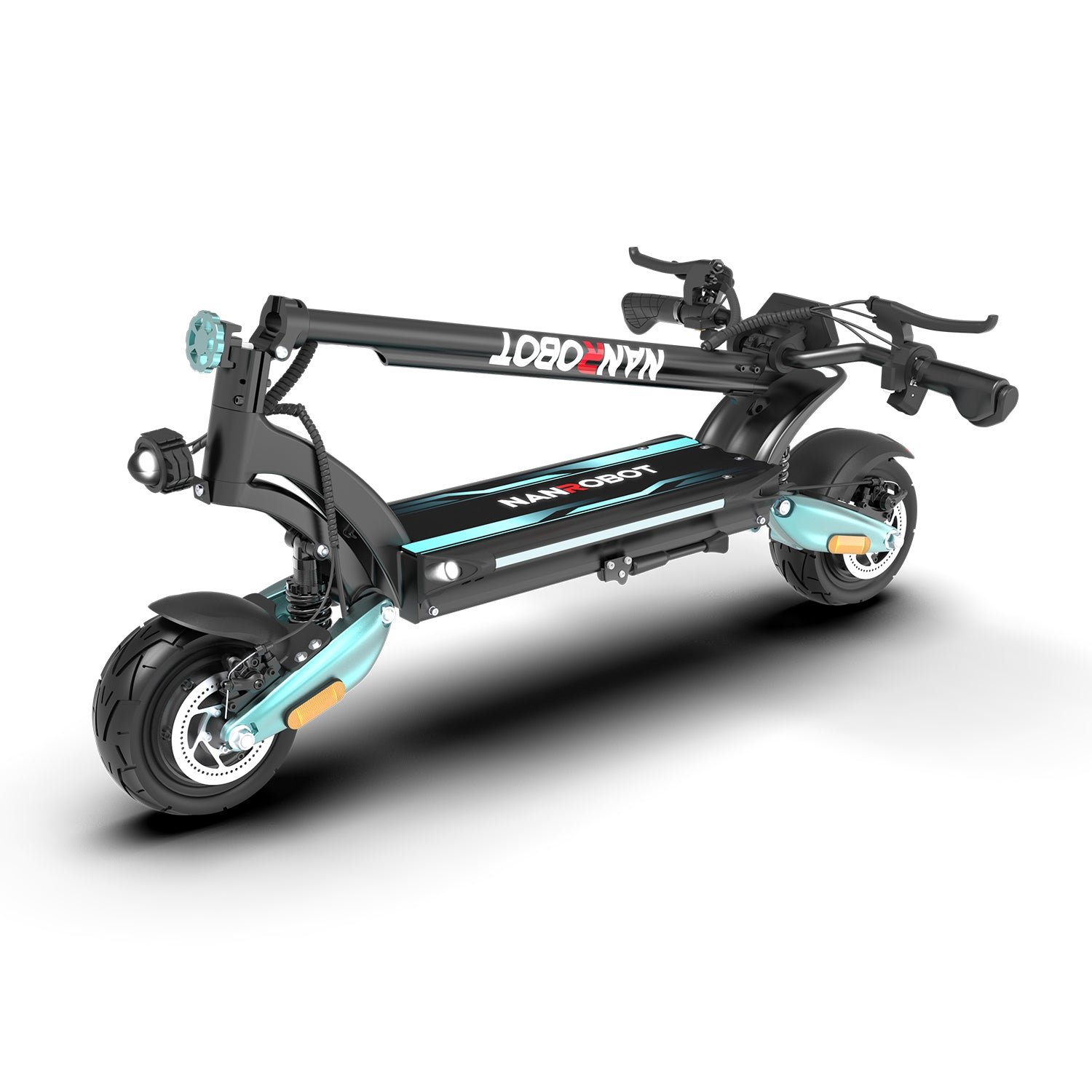 Nanrobot Lightning Pro electric scooter folded for the trunk