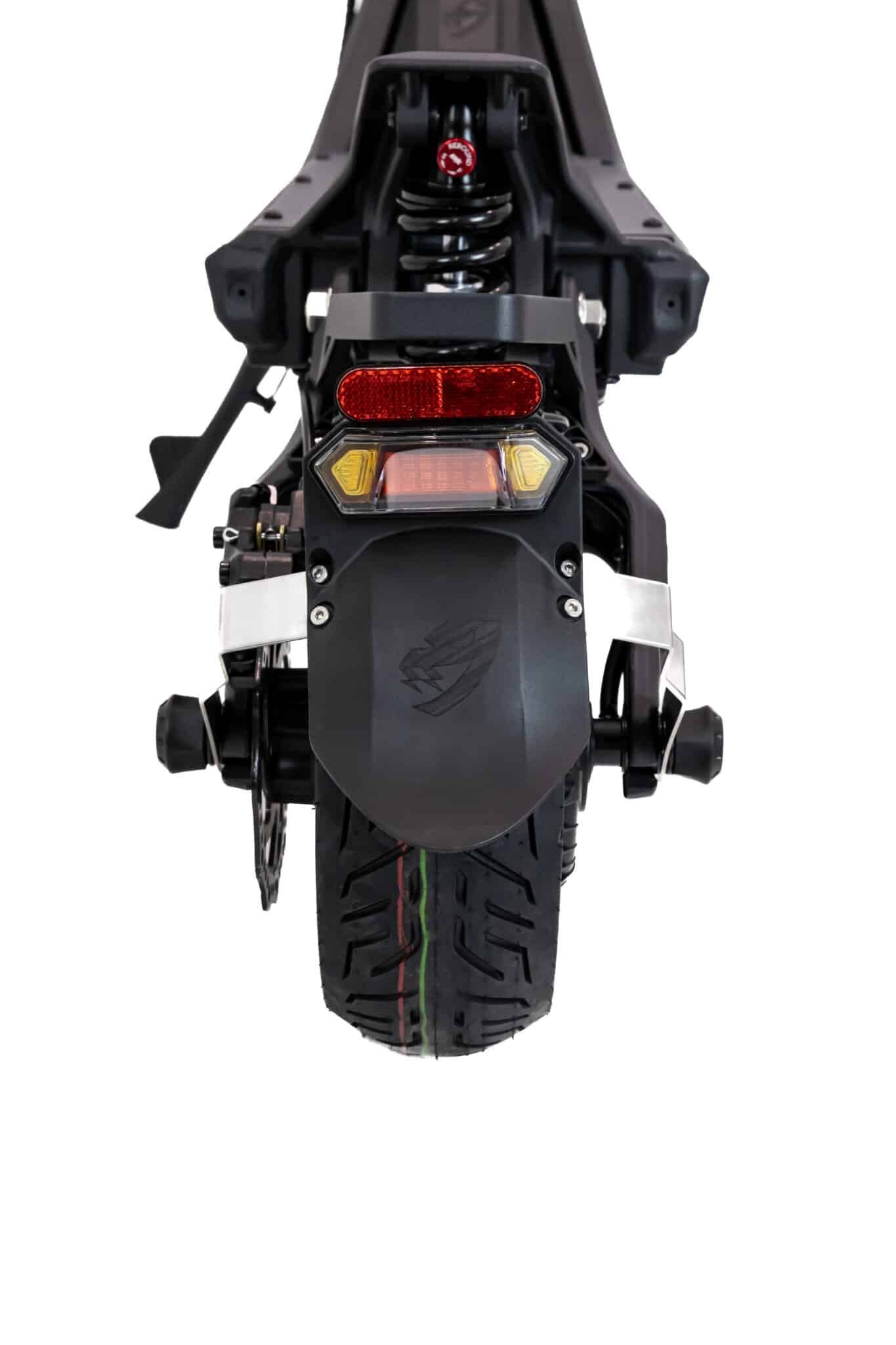 Nami Klima electric scooter chassis and suspension detail