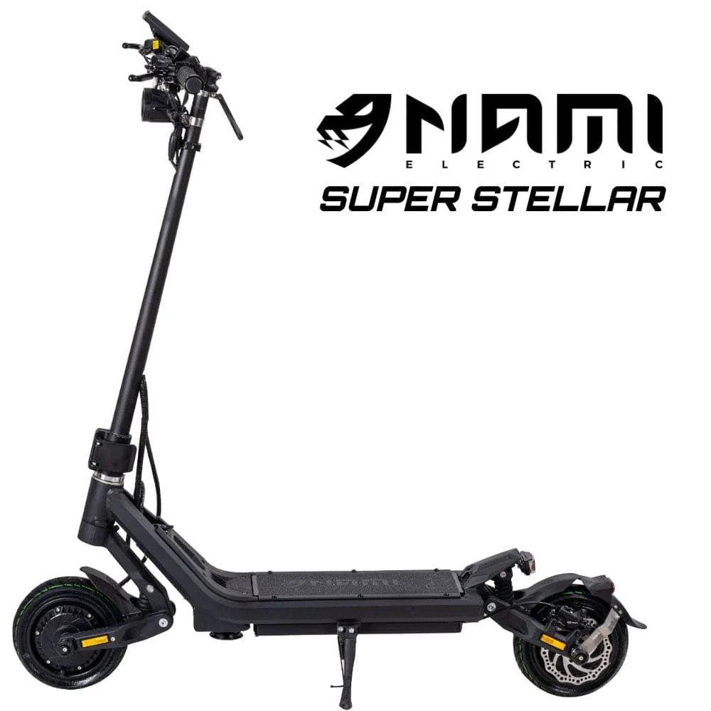 Nami Super Stellar electric scooter, full studio view