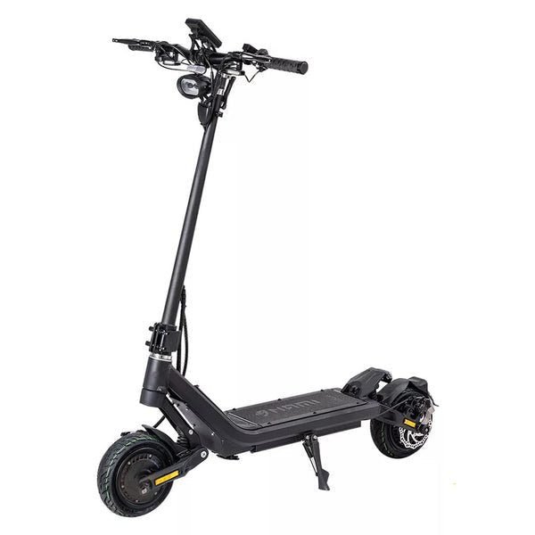 Nami Super Stellar electric scooter suspension and wheel detail