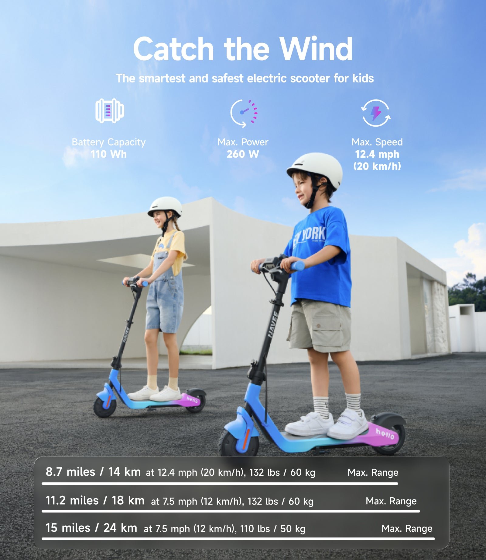 NAVEE K100 Max | Smart Kids Electric Scooter with Find My - Image 7