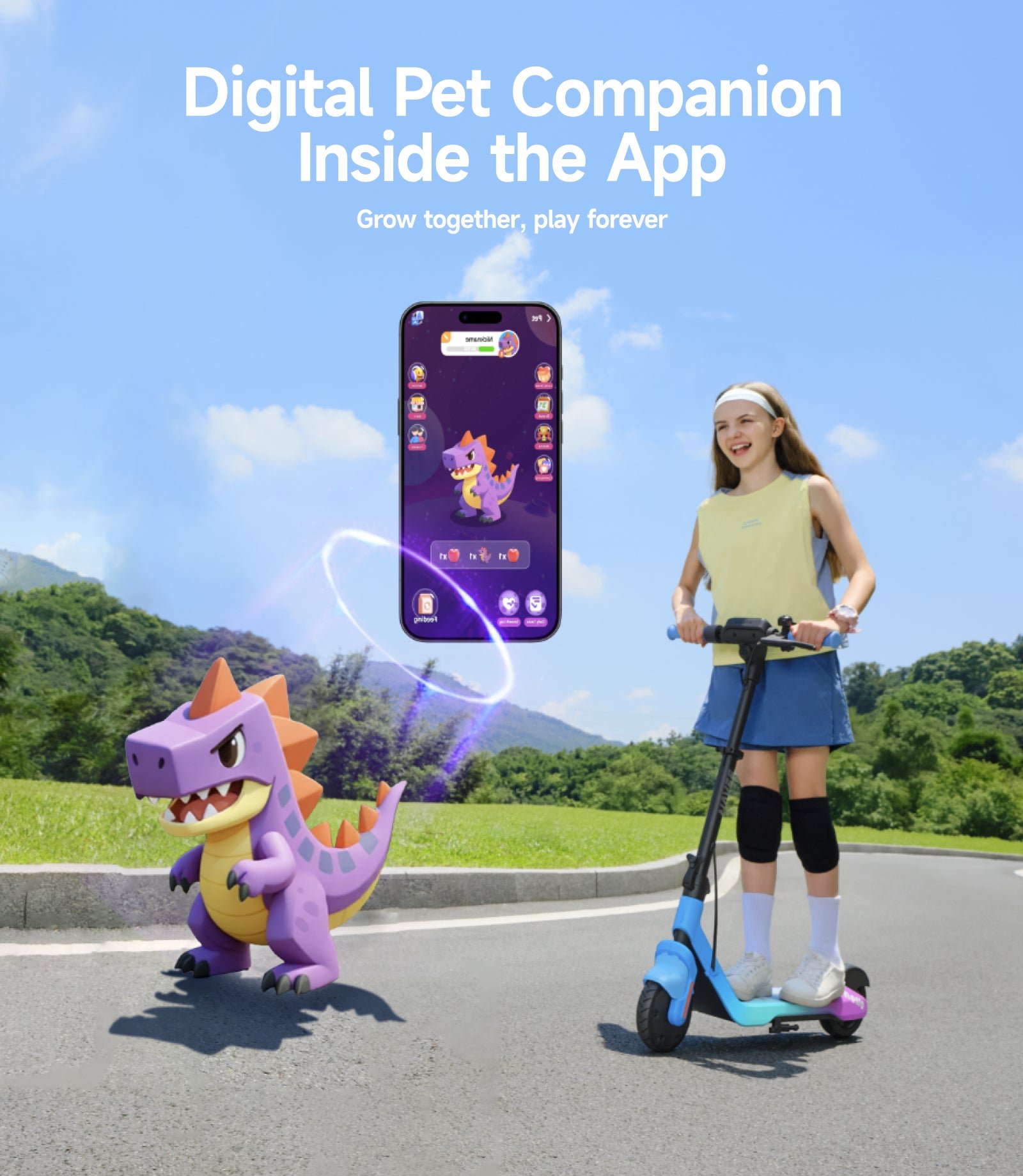 NAVEE K100 Max | Smart Kids Electric Scooter with Find My - Image 12