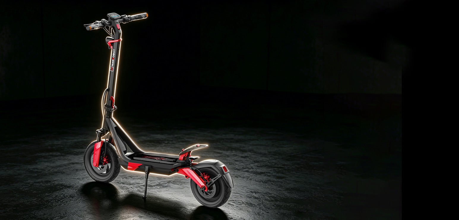 Nanrobot G4 frame outlined in light against a dark background