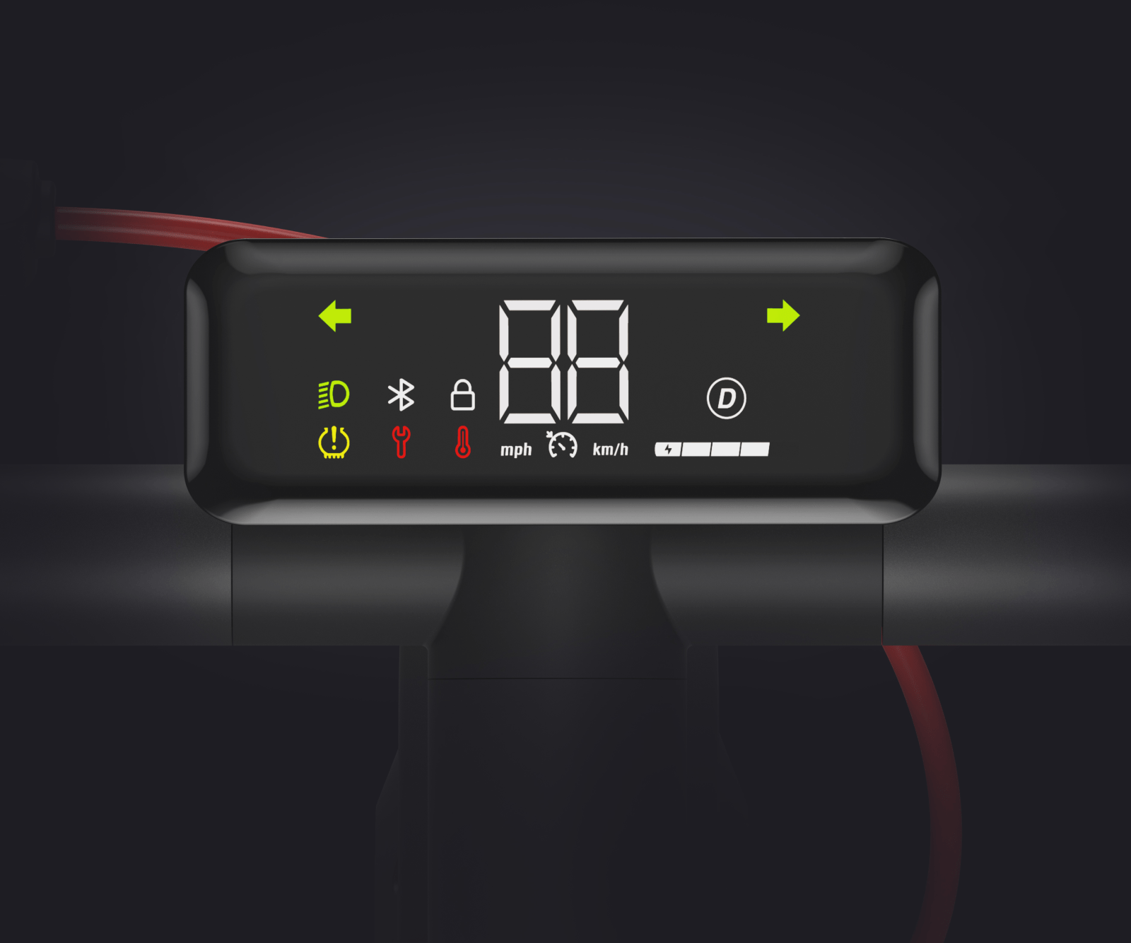 NAVEE V25 Pro electric scooter, product photograph by NAVEE