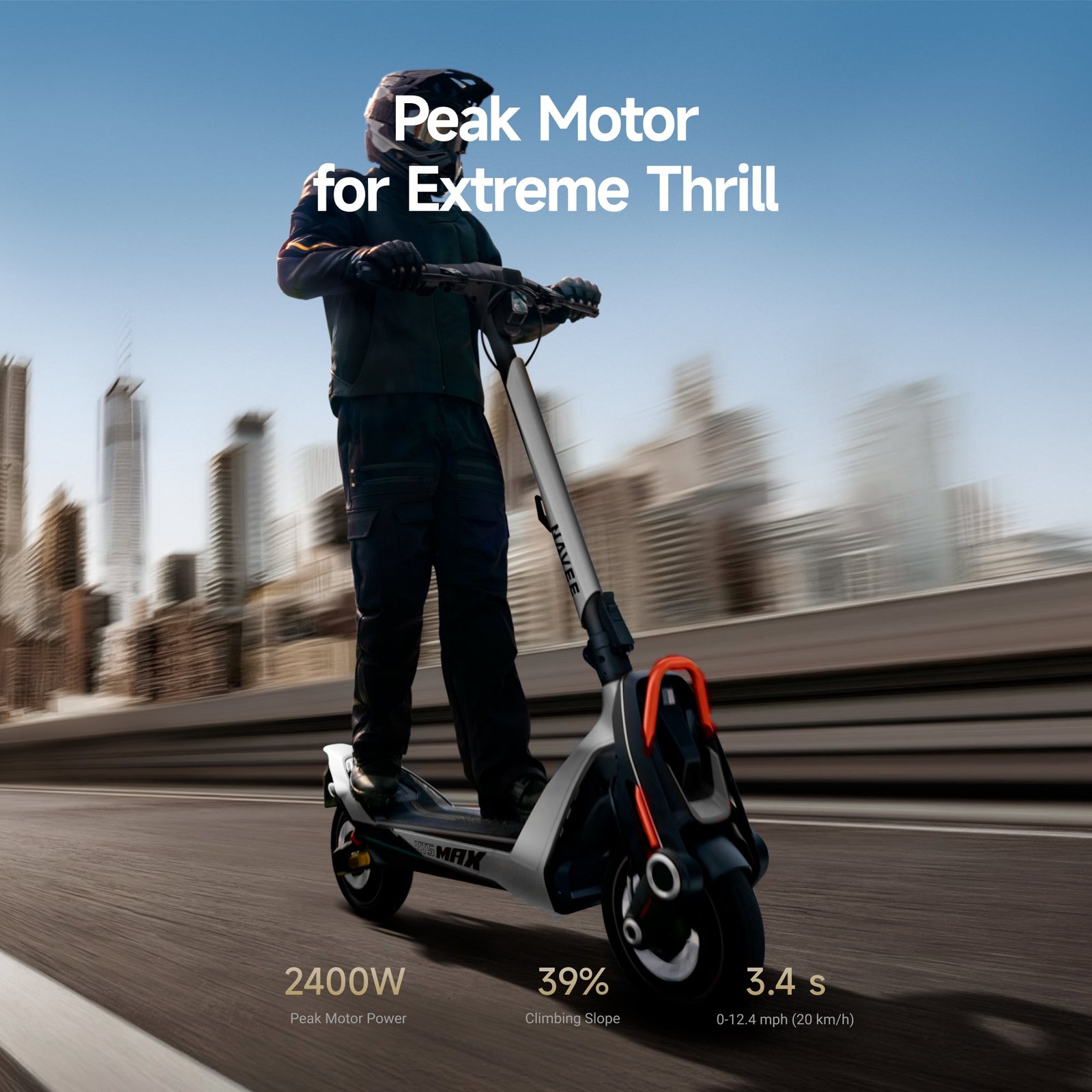 NAVEE UT5 Max | Hydraulic Suspension SuperScooter - Image 10