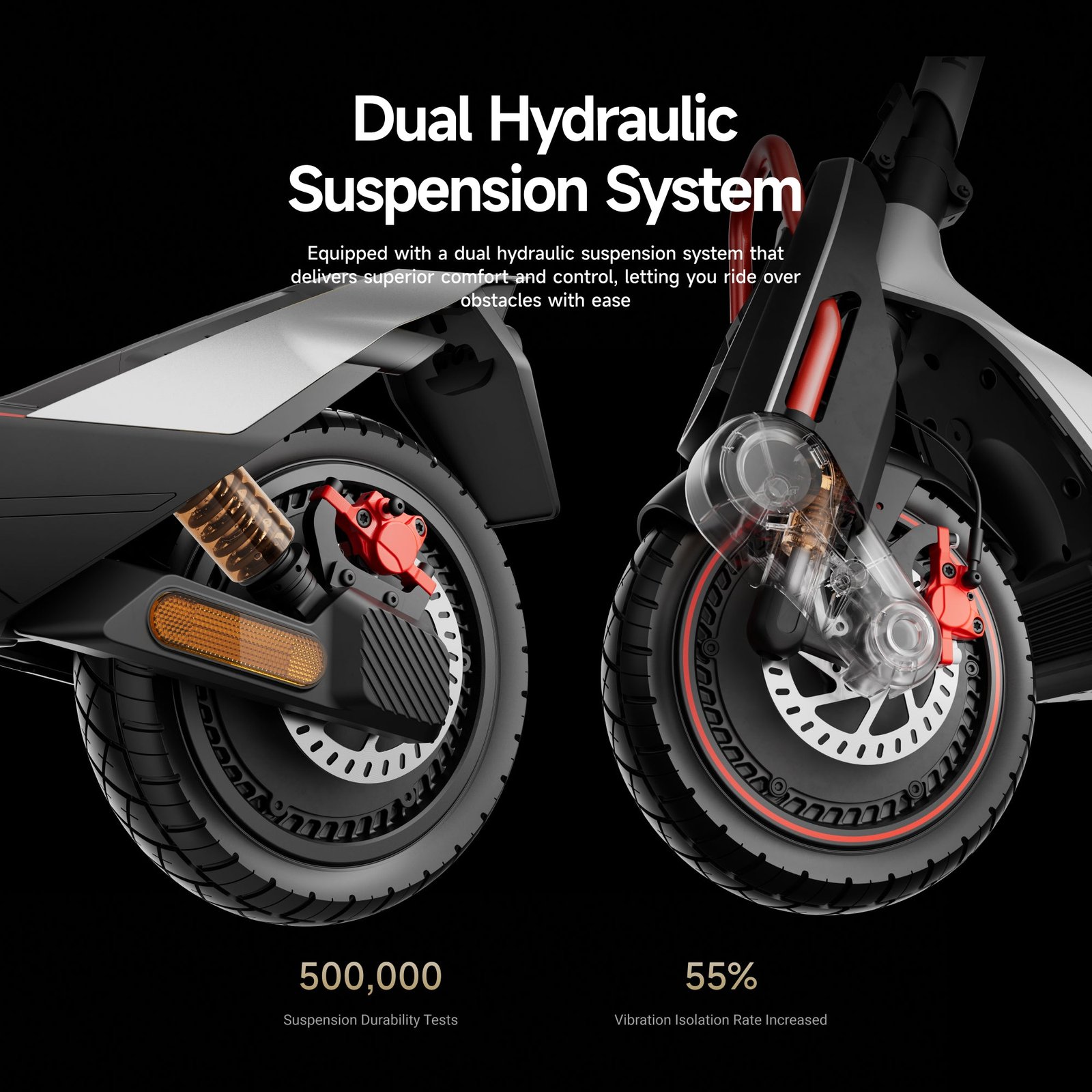 NAVEE UT5 Max | Hydraulic Suspension SuperScooter - Image 9