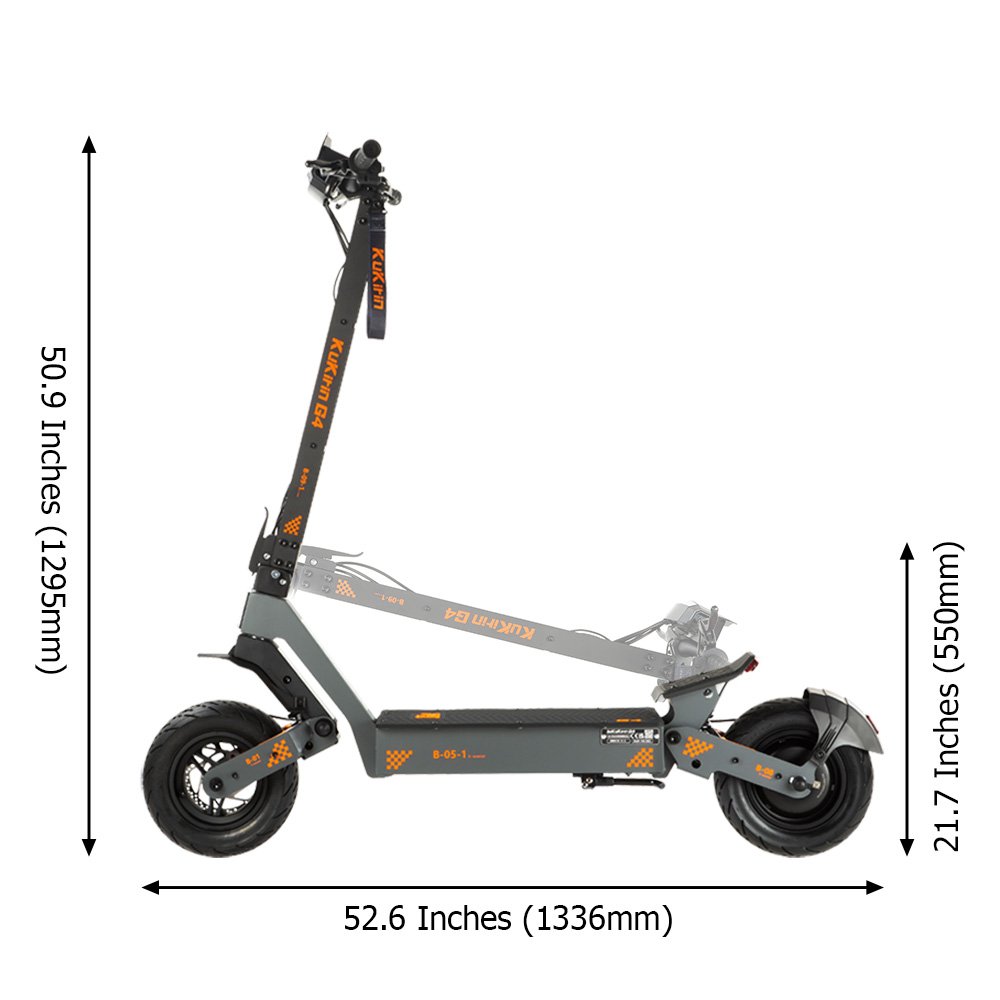 KUKIRIN G4 Electric Scooter | 1200WH Power | 2000W Motor - Image 7