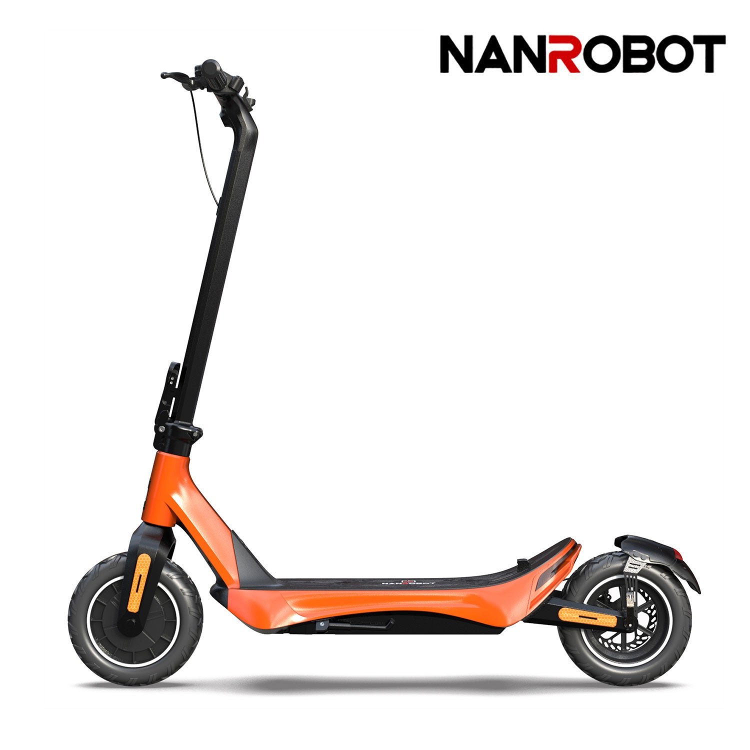 Nanrobot C1 electric scooter in Orange, side view