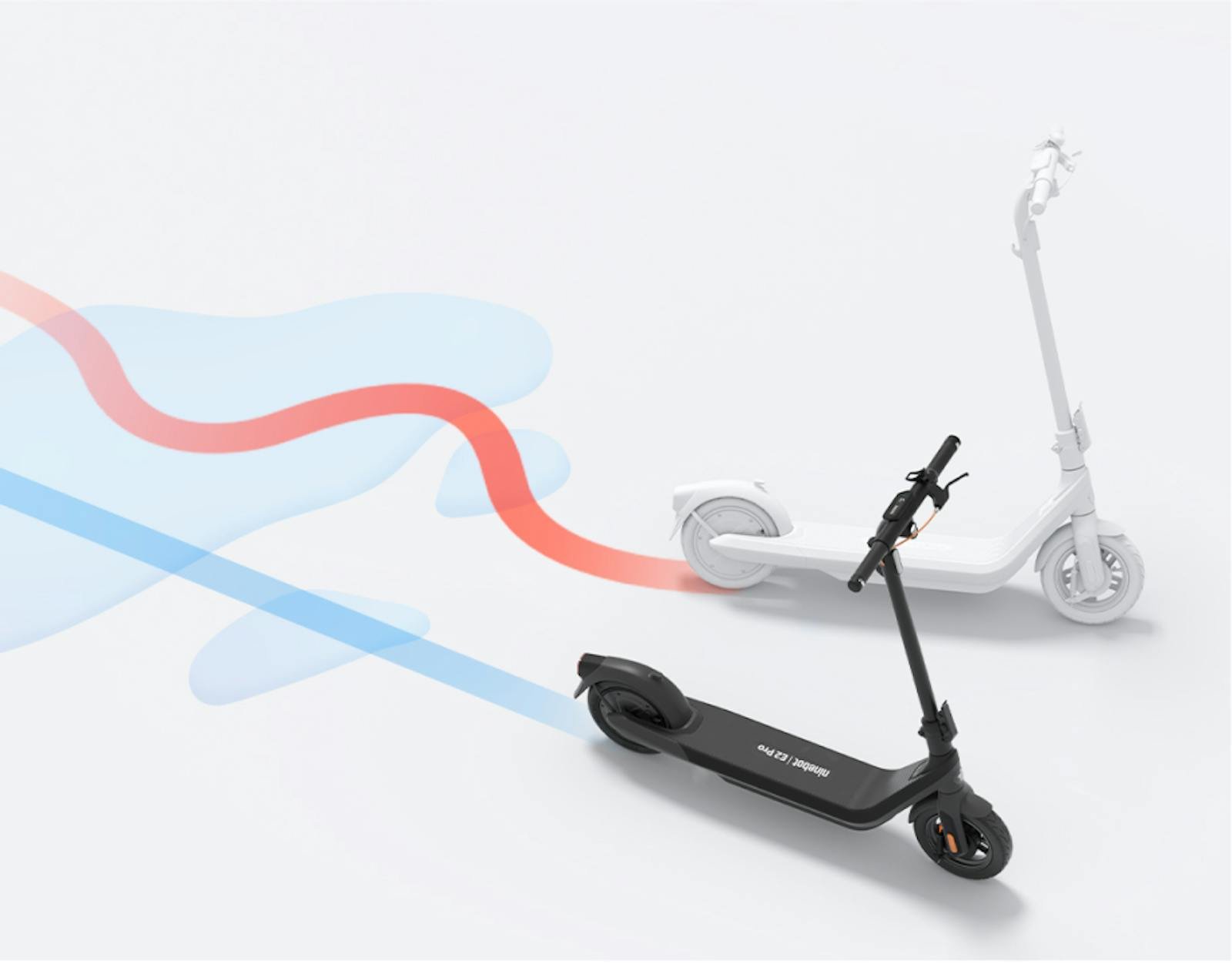 The 10-inch tubeless tire on the Segway E2 Pro electric scooter