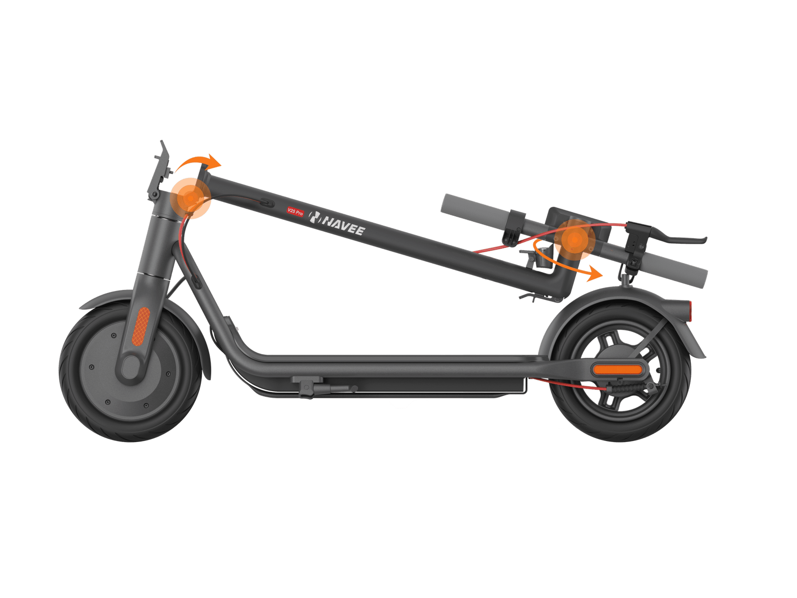 NAVEE V25 Pro Electric Scooter | Rotatable Handlebar | 20mph Max Speed | 600W | Smart App - Image 2