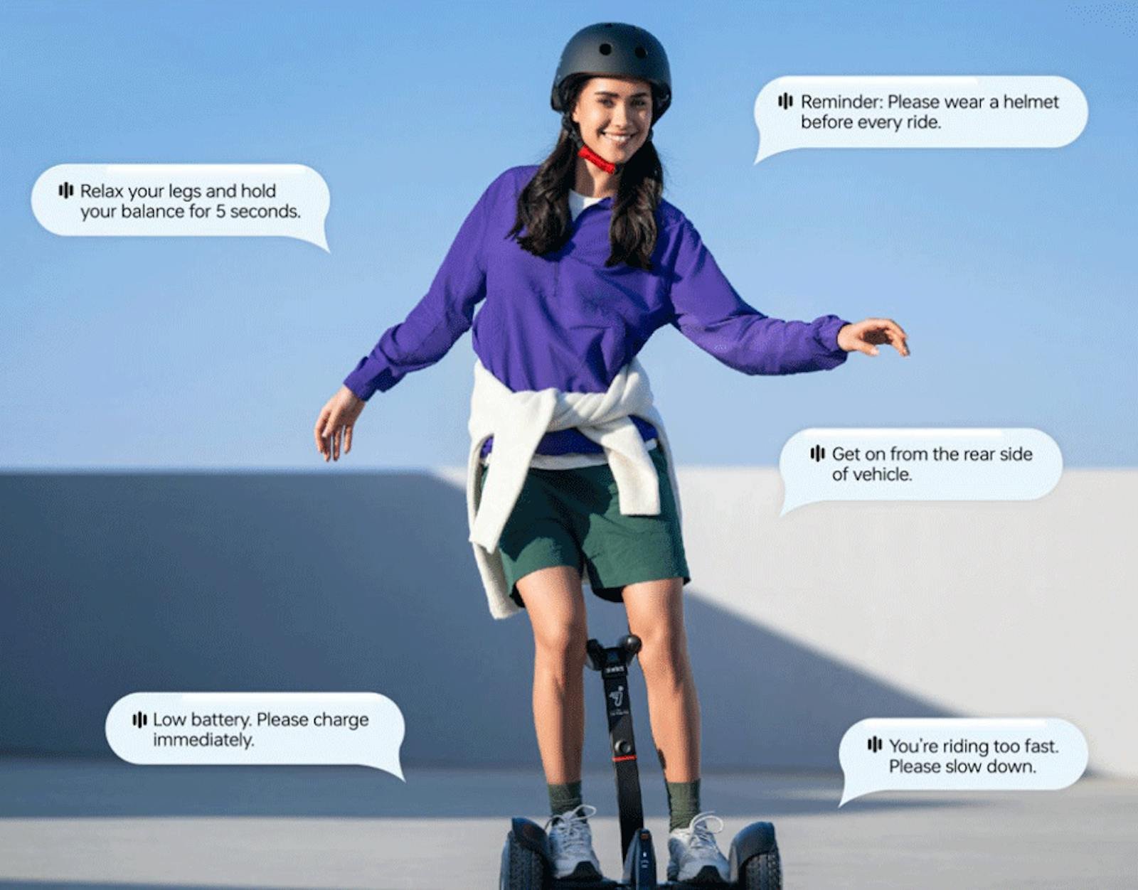 The dual motors on the Segway Ninebot S2 self-balancing electric scooter