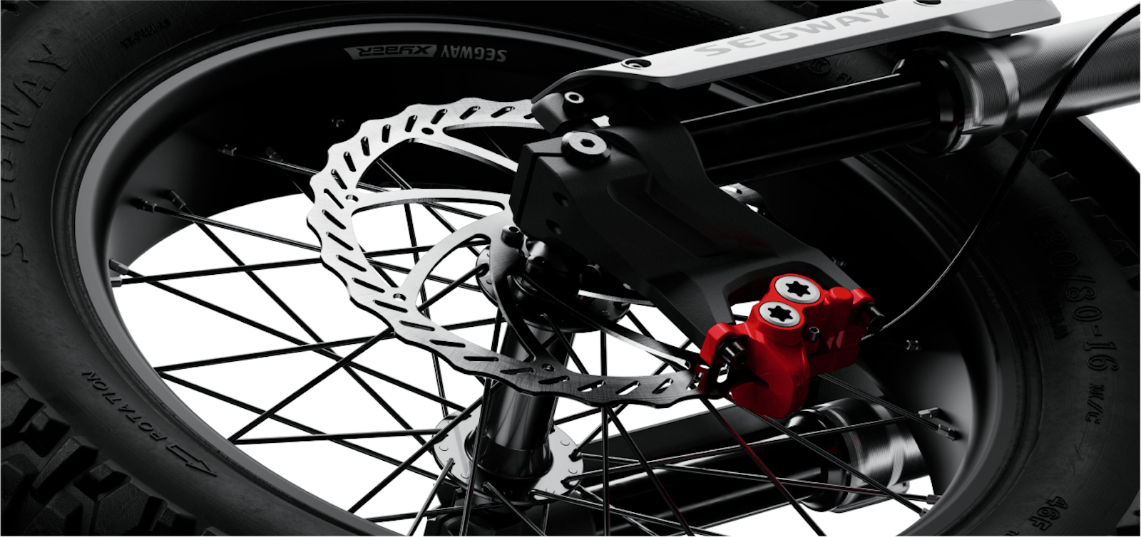 The cast aluminium frame of the Segway Xyber electric bike