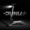 Punk Roamer electric scooter lit against a dark background with the Punk logo