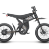Riding’times GT73 Pro electric motorbike studio side view in black