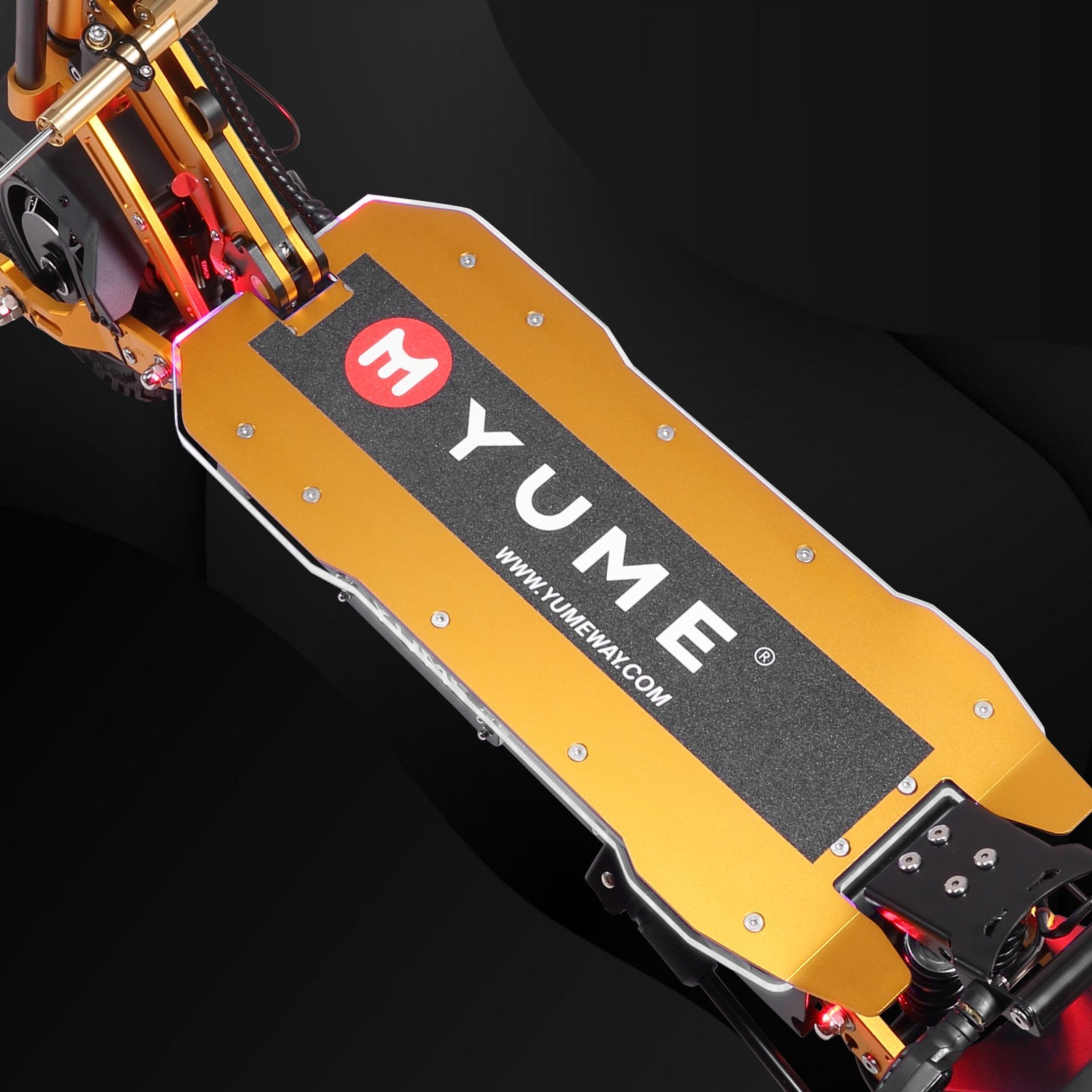 YUME X11+ electric scooter headlight and front end
