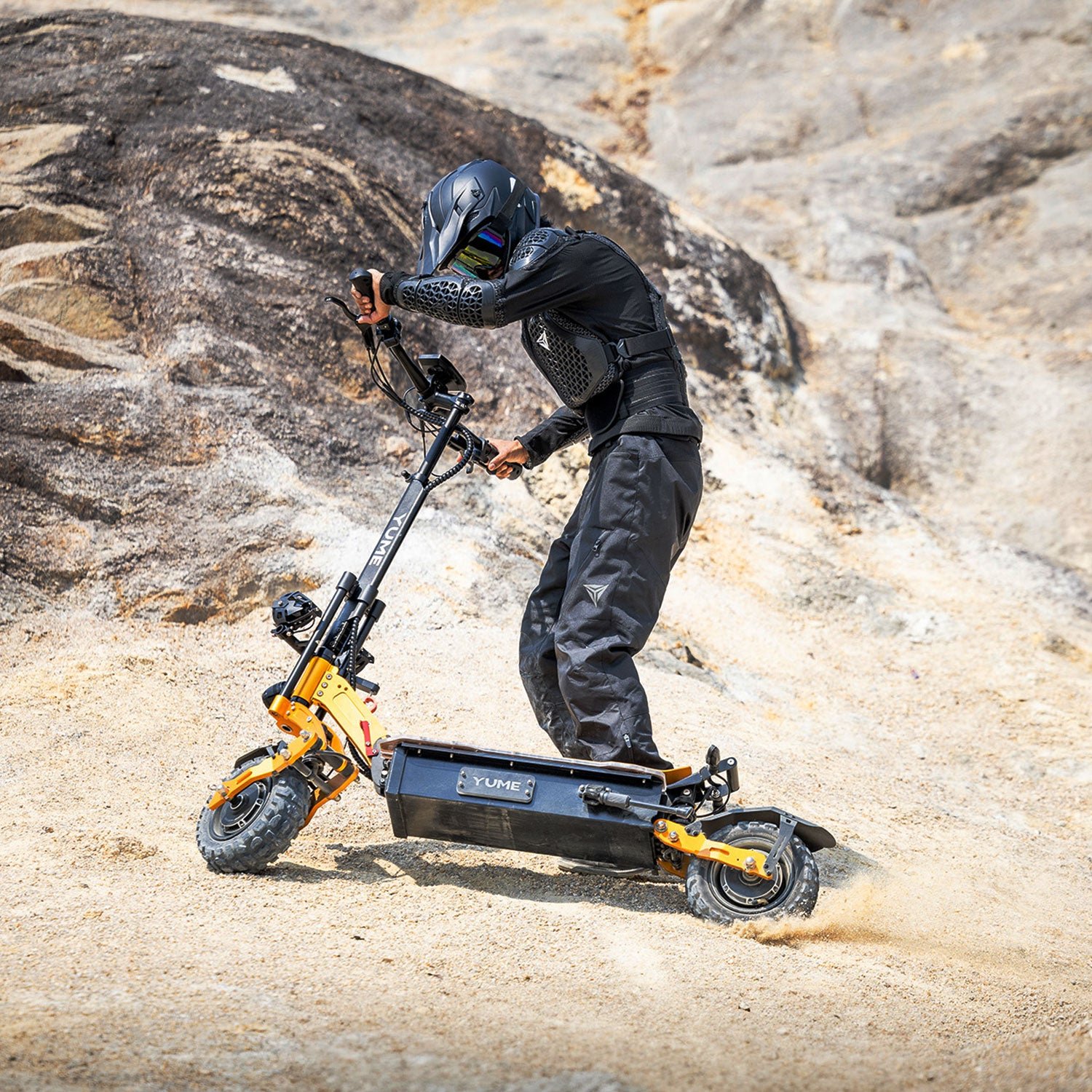 YUME X11+ electric scooter rear quarter view