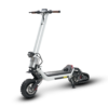 Riding’times G63 Convertible electric scooter studio view from the front quarter in all-terrain mode