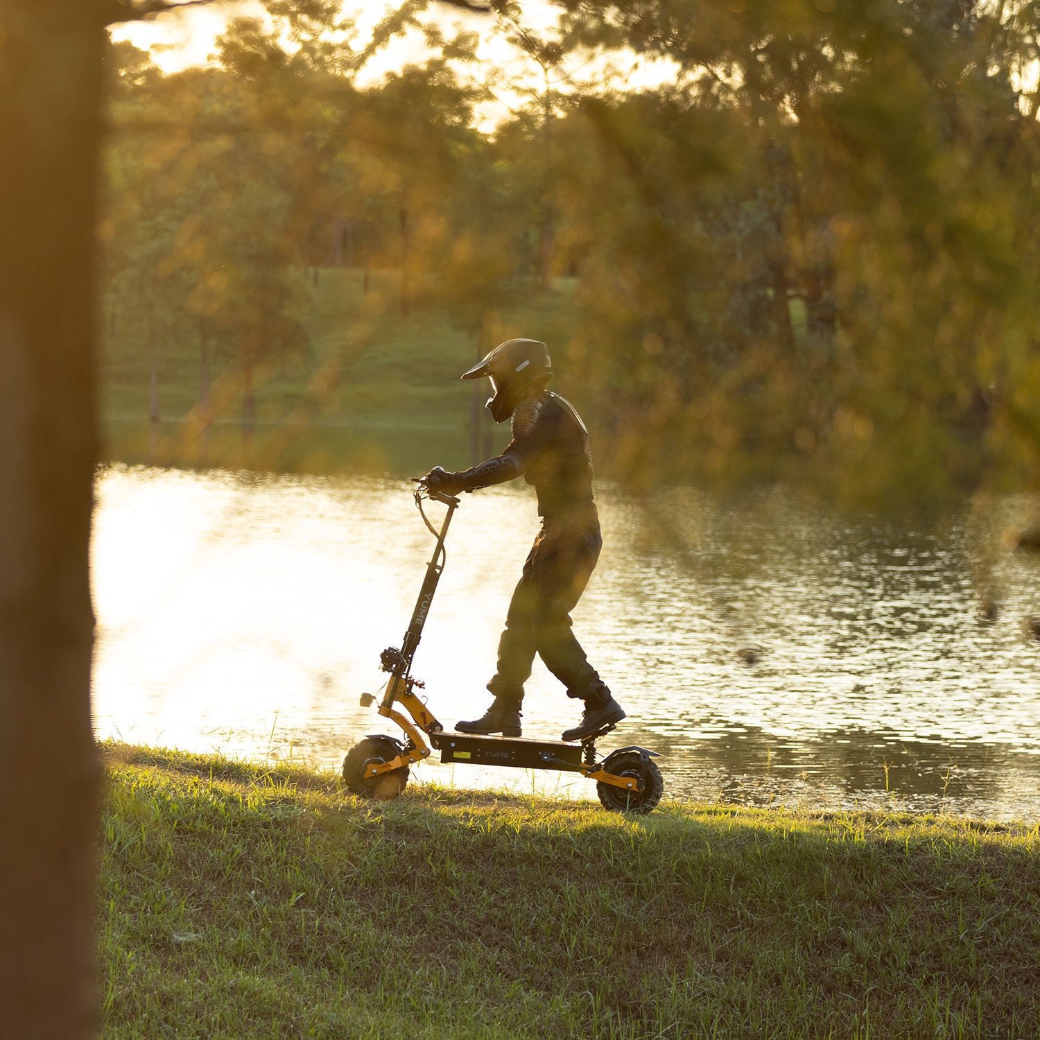YUME X11+ electric scooter folded