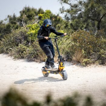 YUME X11+ electric scooter front quarter view