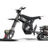 Riding’times GT electric motorbike in gold trim with the front sled and rear track fitted