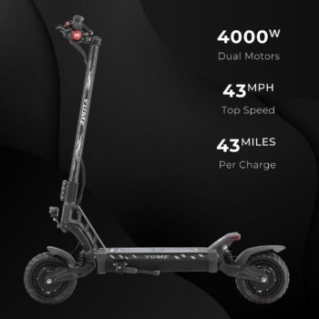 YUME Hawk electric scooter side view