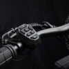 Left handlebar controls of the Teverun Blade Mini Pro electric scooter