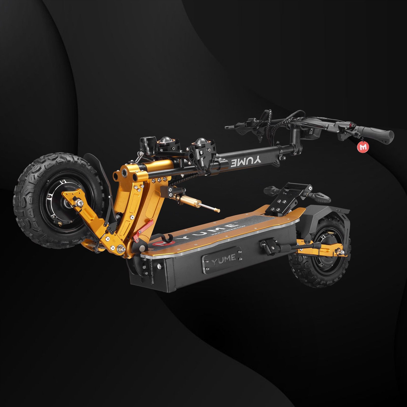 YUME X11+ electric scooter rear light and fender