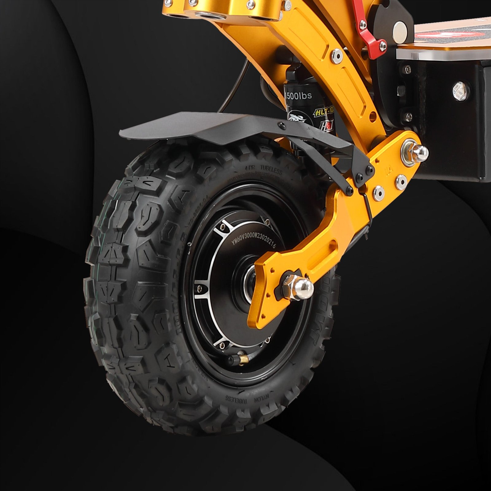 YUME X11+ electric scooter dual motors and all-terrain tires