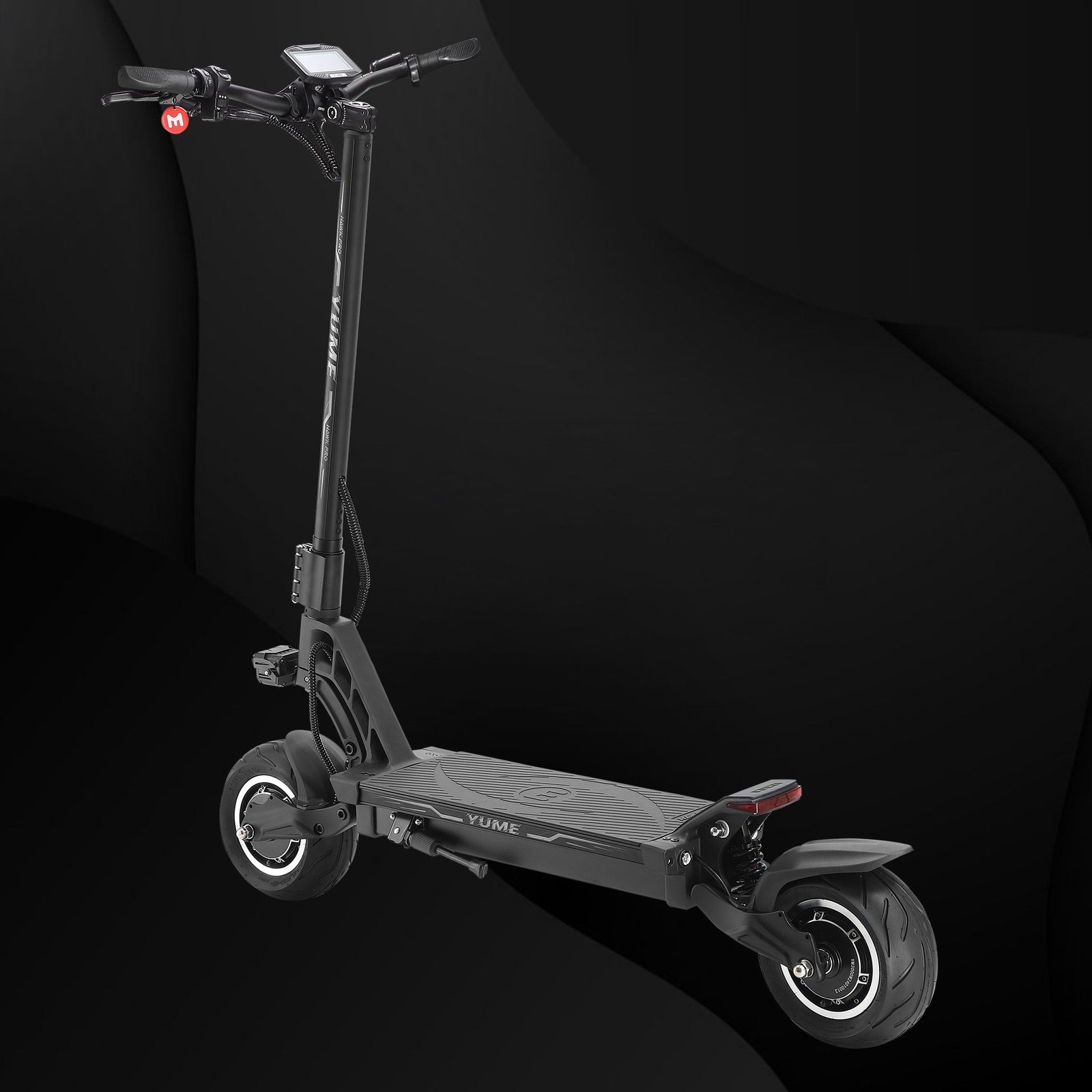 YUME Hawk Pro electric scooter deck close-up