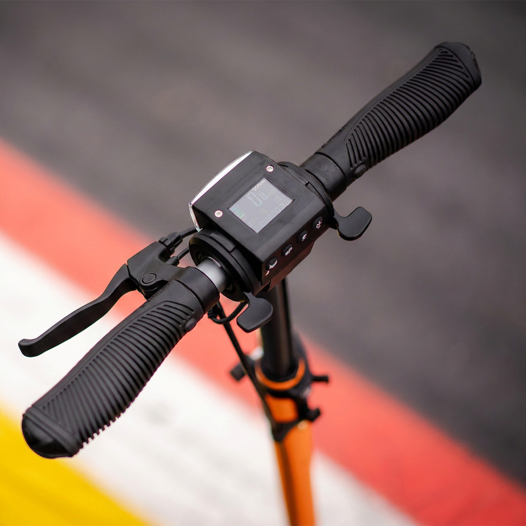 E-TWOW GT Sport electric scooter handlebar and LCD display