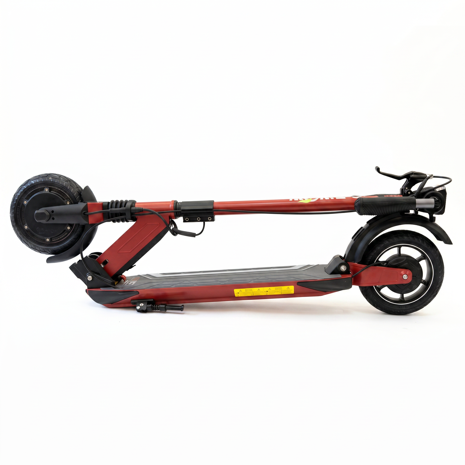 E-TWOW GT Sport electric scooter Ruby Red, front quarter view